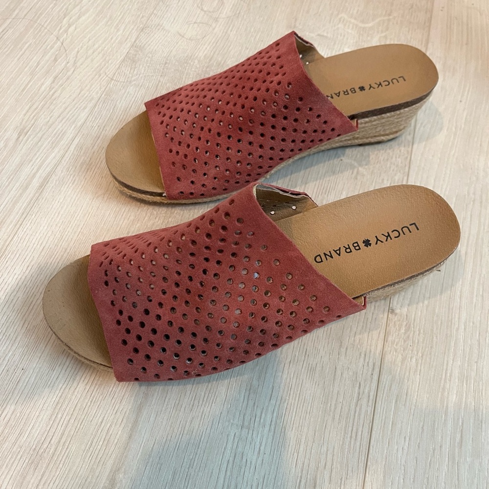 COPY - Lucky Brand wedge sandals - Picture 2 of 2